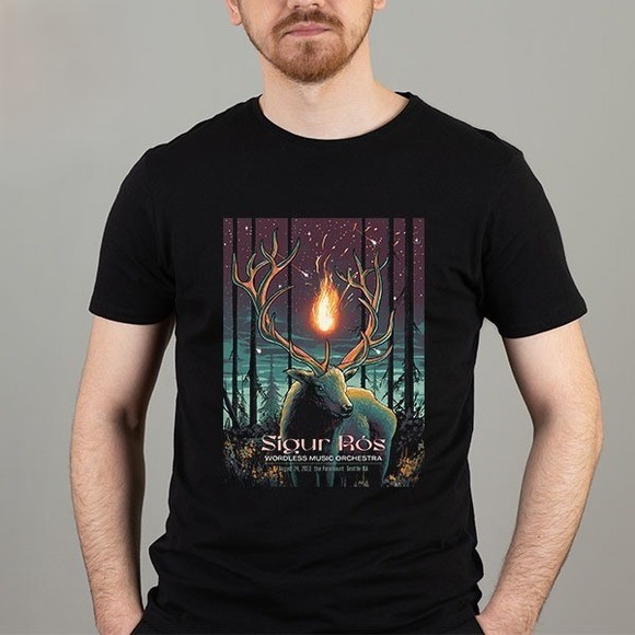 Sigur Ros Wordless Music Orchestra The Paramount Seattle WA Shirt - Picture 1 of 4